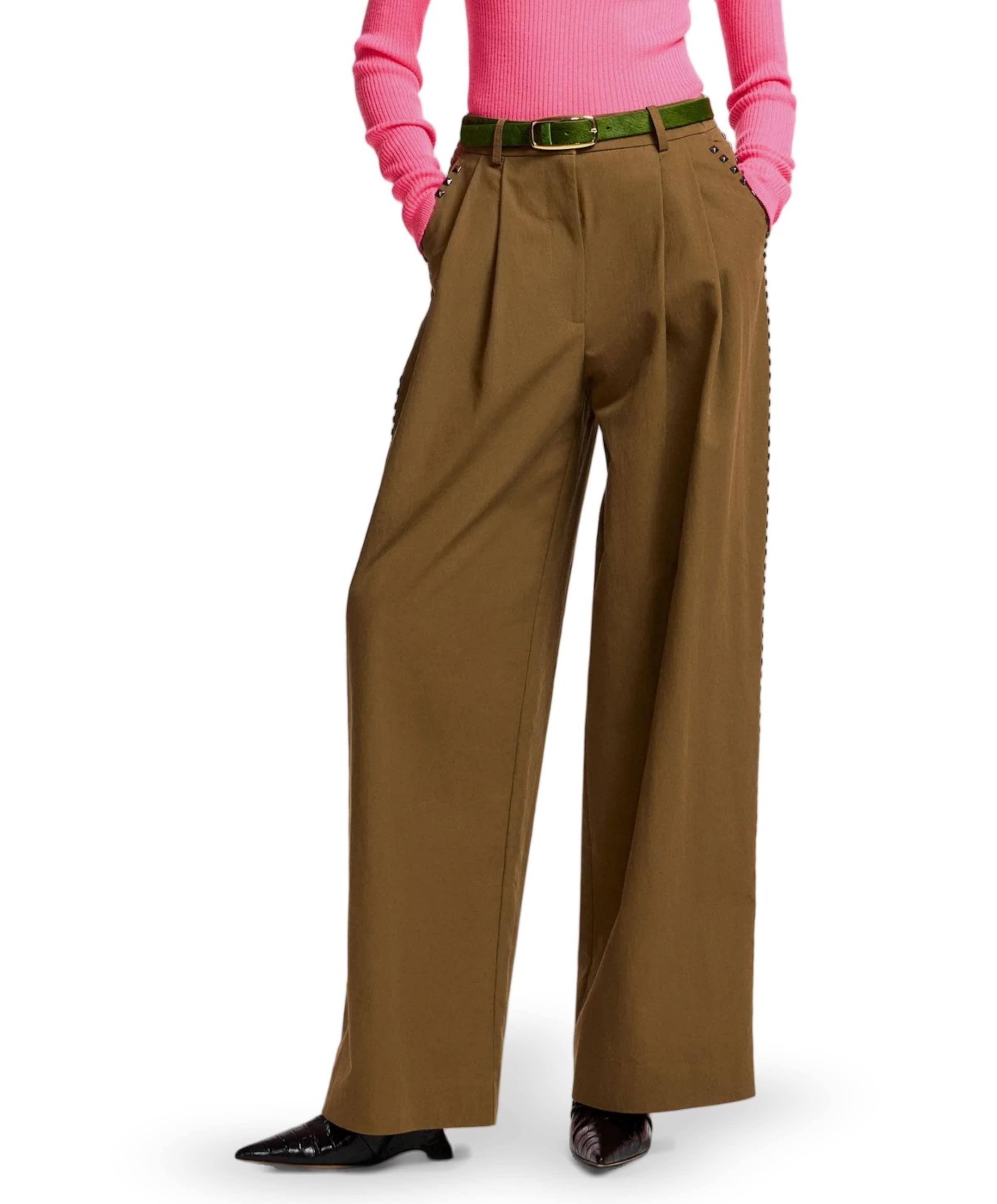 Korrupt Studded dames broek beige