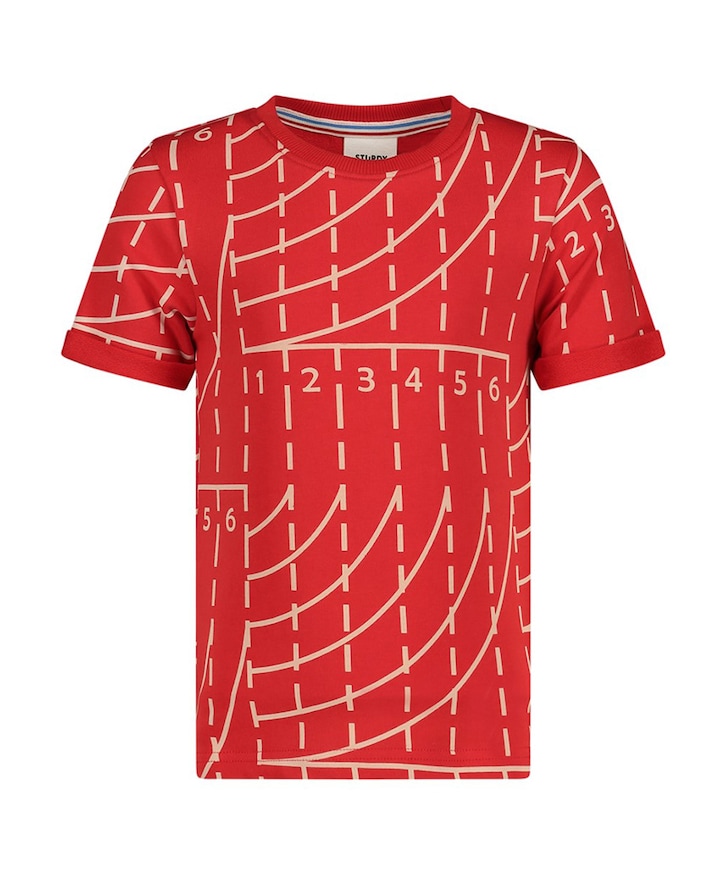 Jongens t-shirt rood