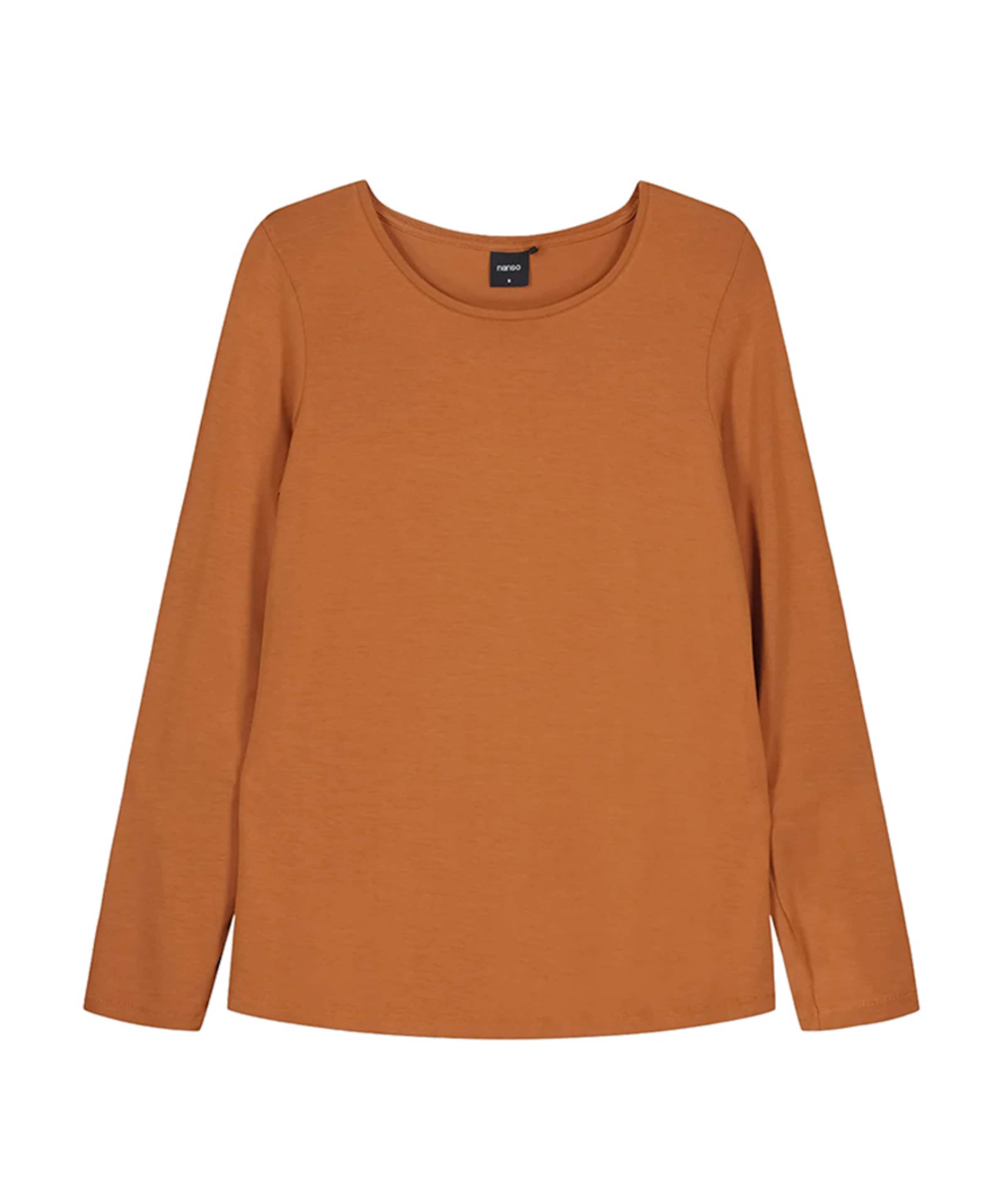 Dames pyjamatop oranje