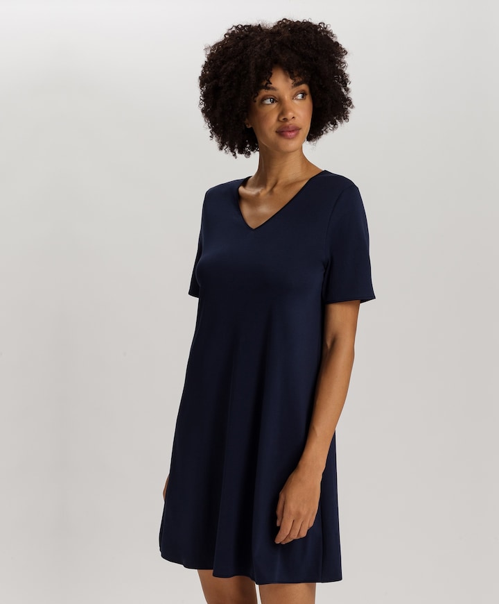 Dames nachthemd blauw