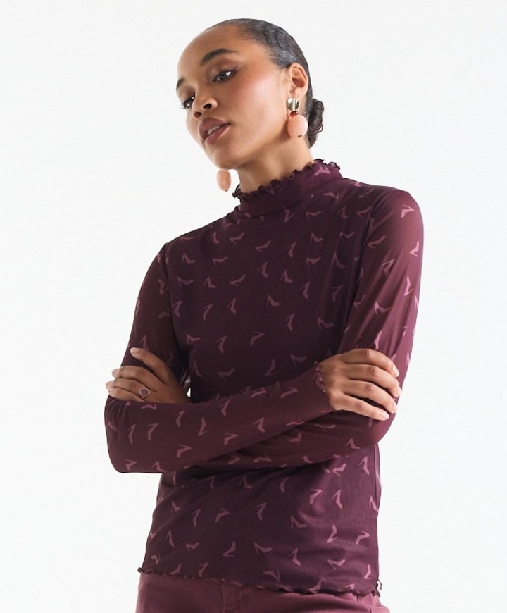 Dames top roze