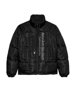 Heren omkeerbare jas zwart