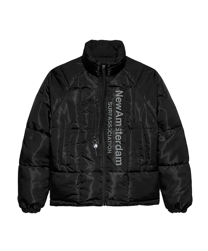 Heren omkeerbare jas zwart