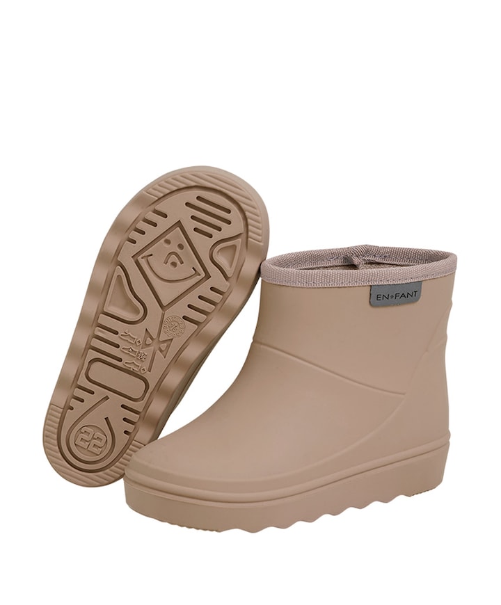 Rain Boots Short Solid uniseks laarzen  beige