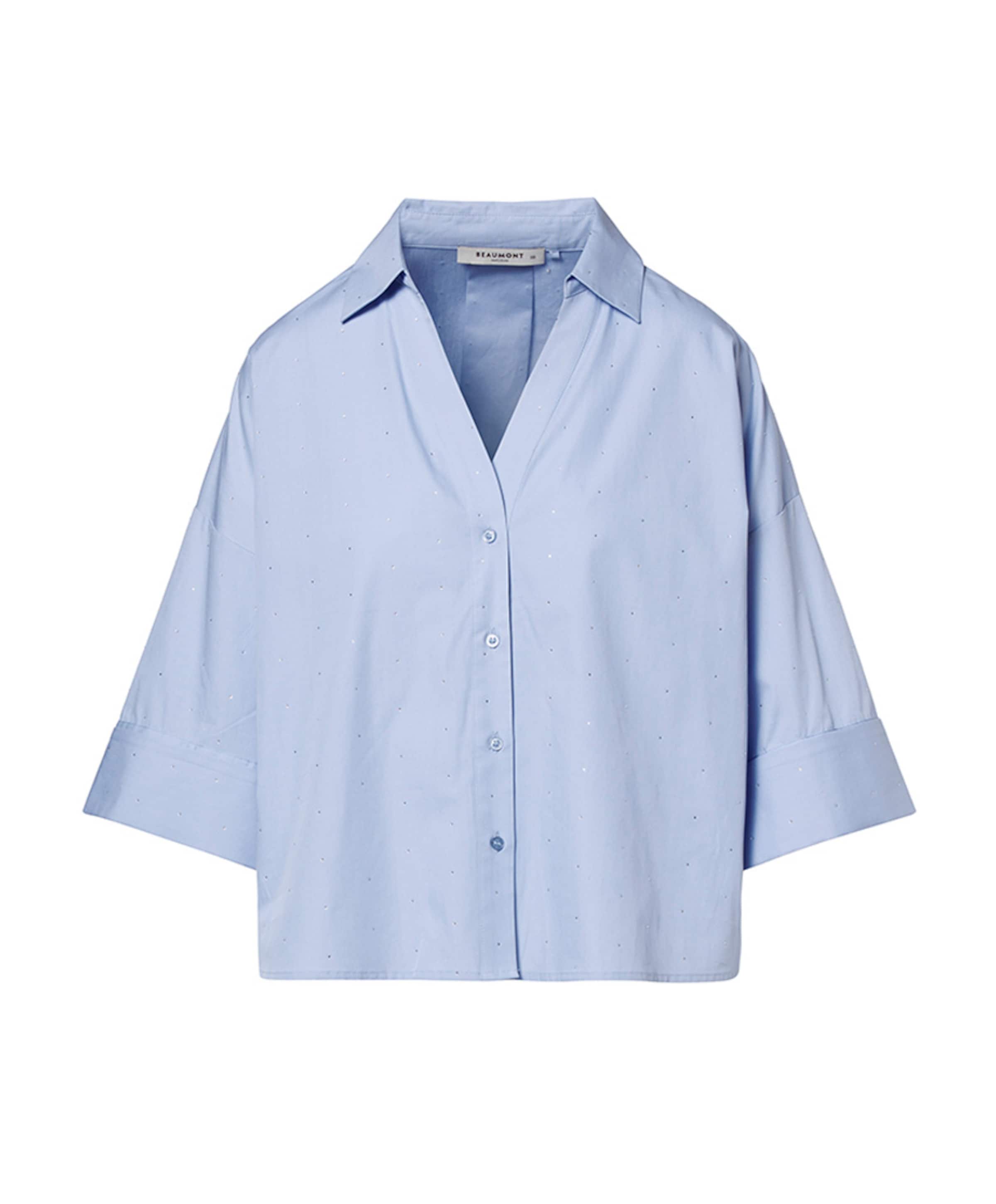 Dames blouse blauw