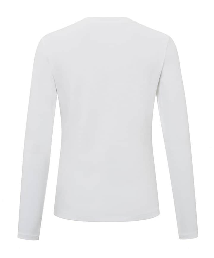 Dames longsleeve wit