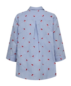 Dames blouse blauw