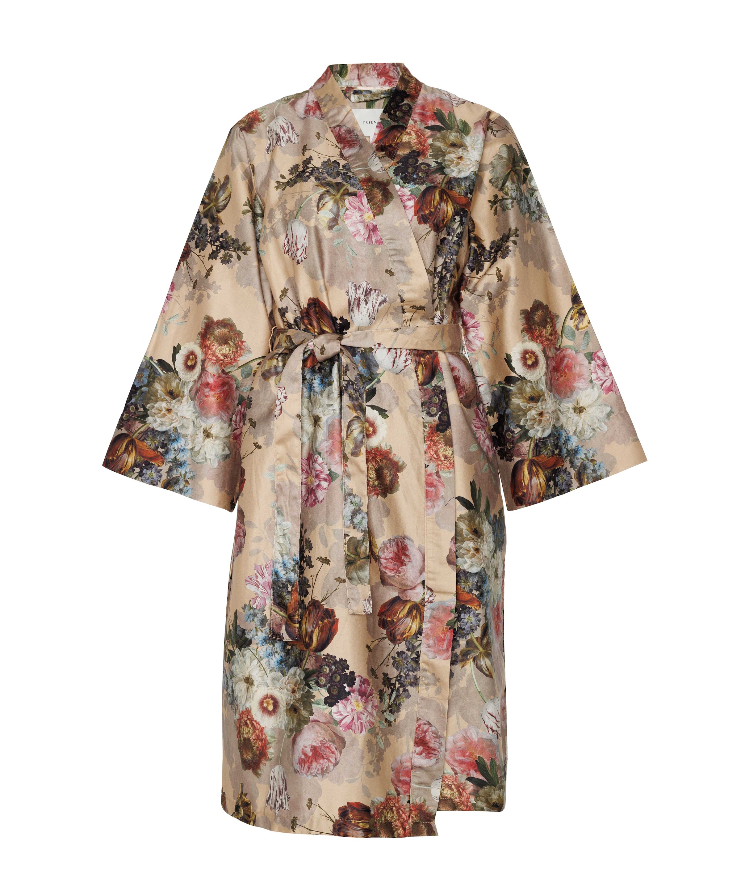 Dames ochtendjas beige