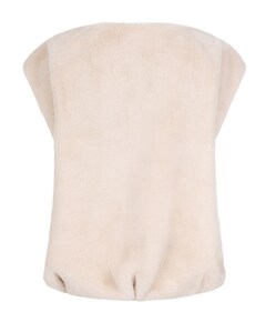 Dames gilet beige