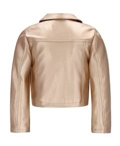 Meisjes blazer goud