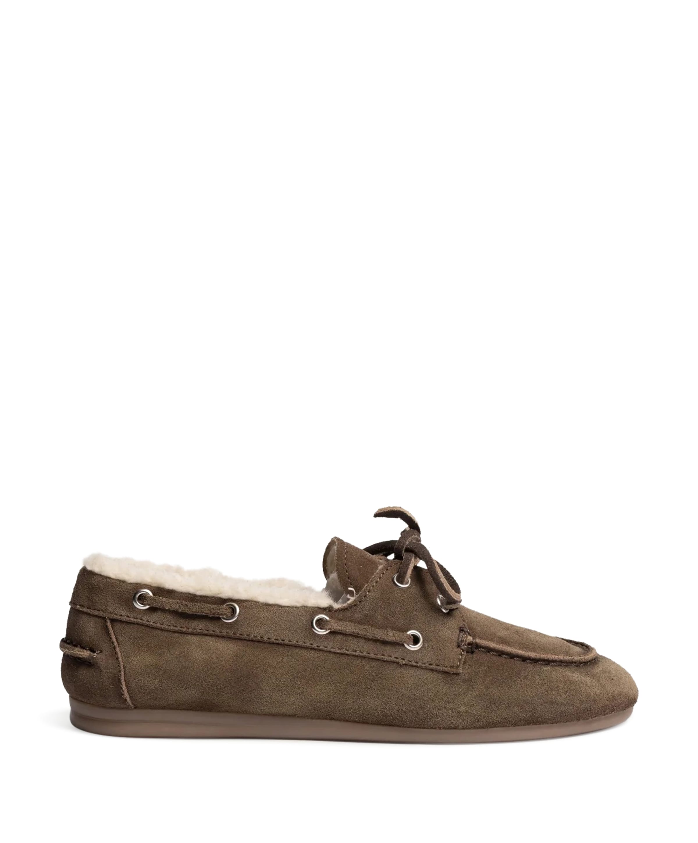 Boat loafer dames bruin