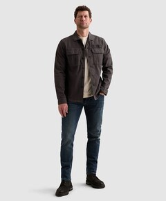 Heren overshirt zwart