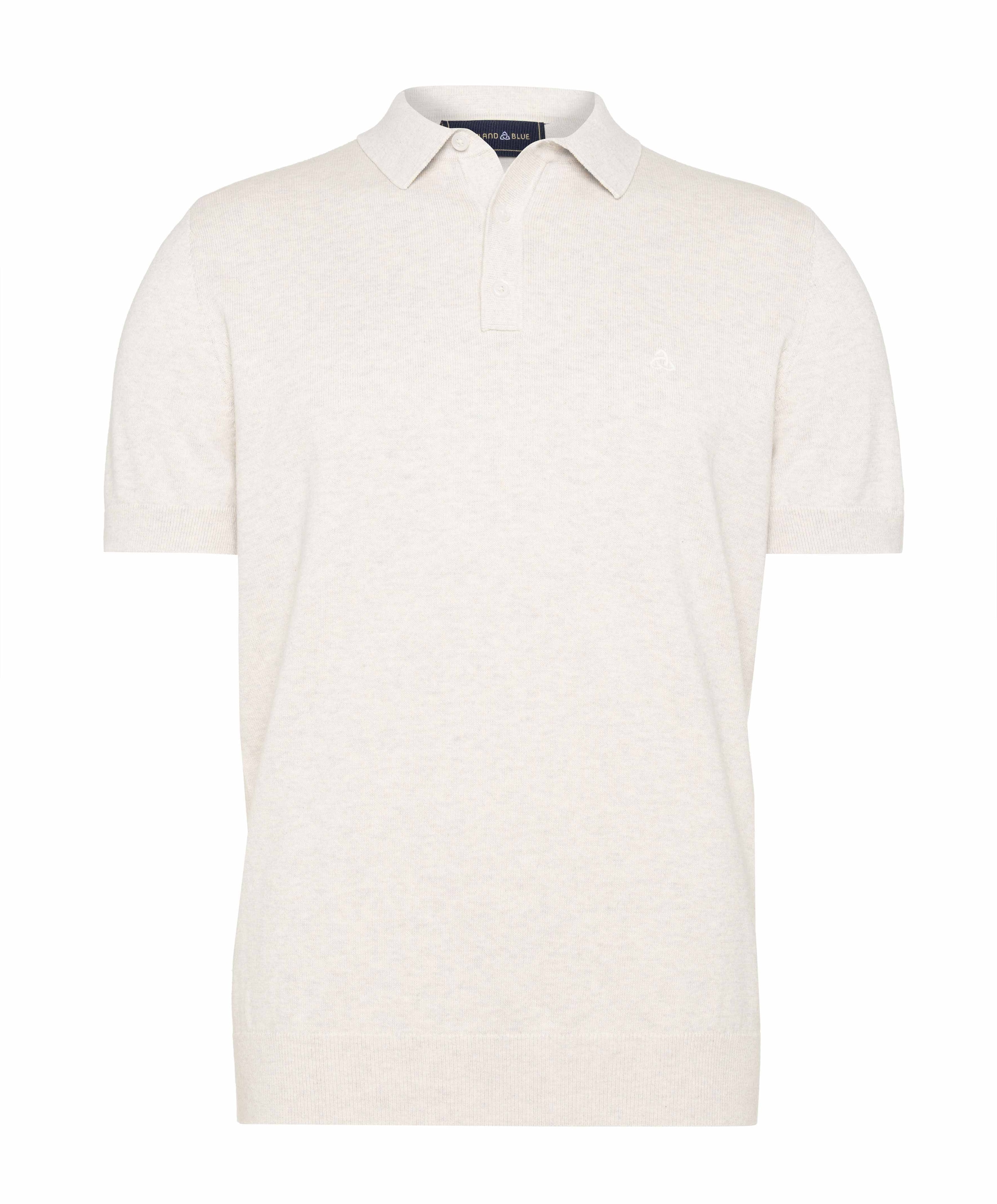 Heren polo beige