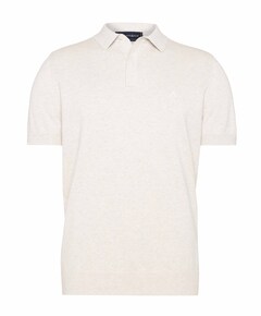 Heren polo beige