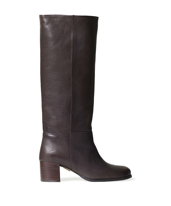Paisley dames laarzen bruin