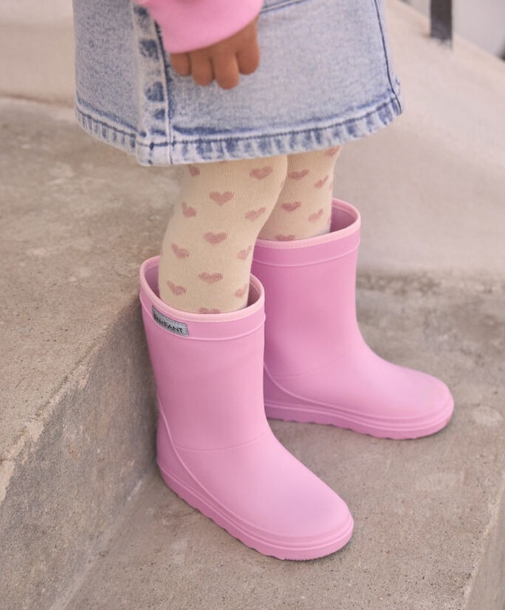 rain boots solid uniseks laarzen  roze