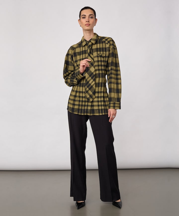 Dames blouse groen
