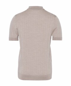 Heren polo beige