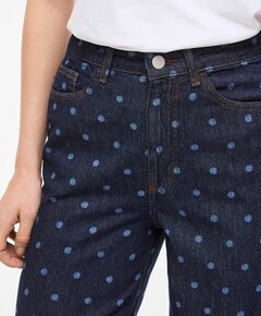 VIFREYA PAL HW DOT WIDE DBD dames jeans blauw