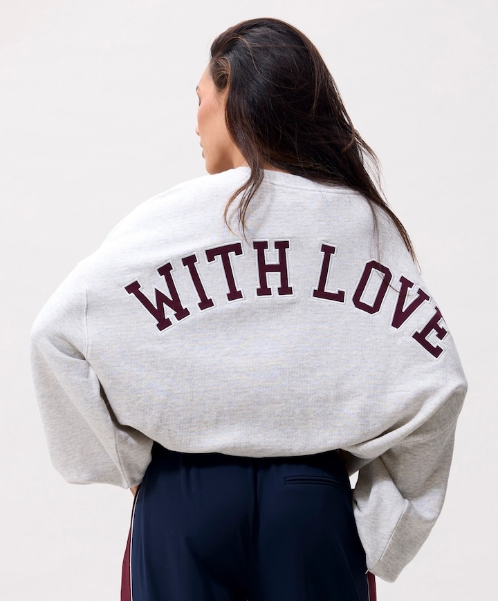 Dames sweater grijs