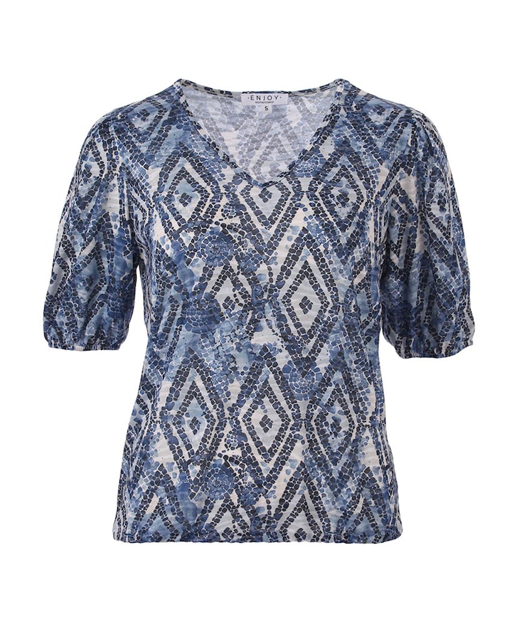 Dames T-shirt blauw