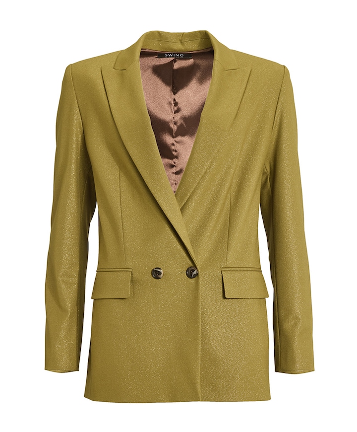 Dames blazer groen