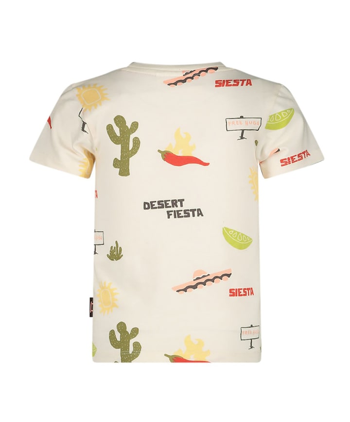 Jongens T-shirt ecru