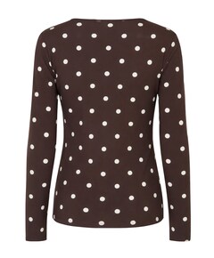 Dames longsleeve bruin