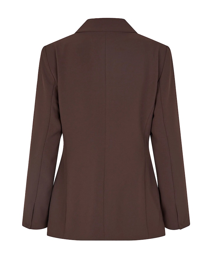 Dames blazer bruin