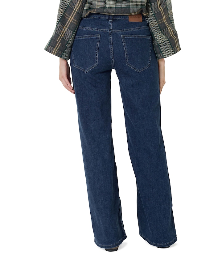 Brielle dark stone dames jeans blauw