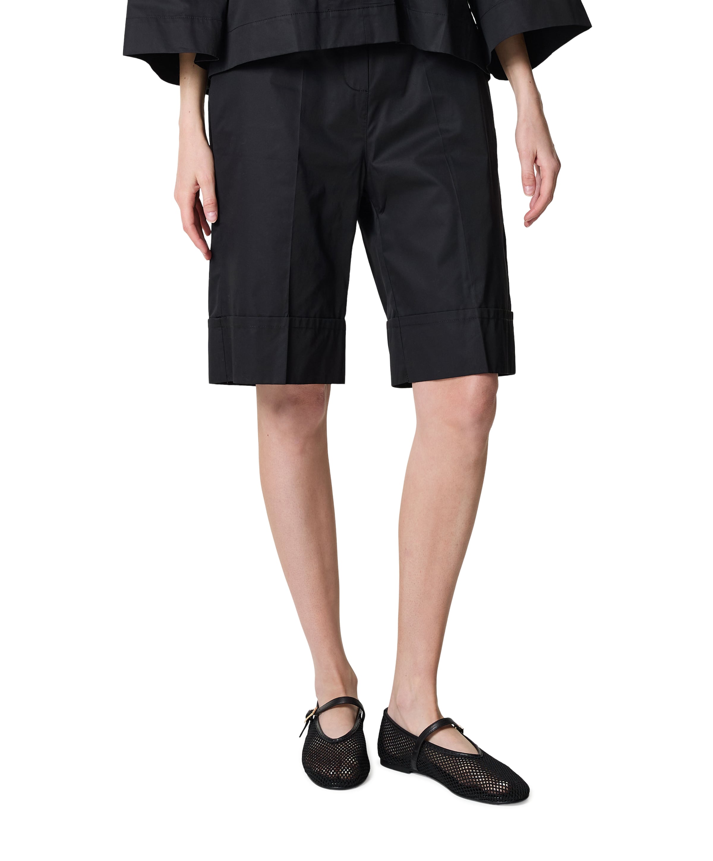 MOON dames korte broek zwart