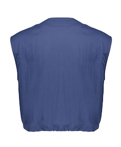 Dames gilet blauw