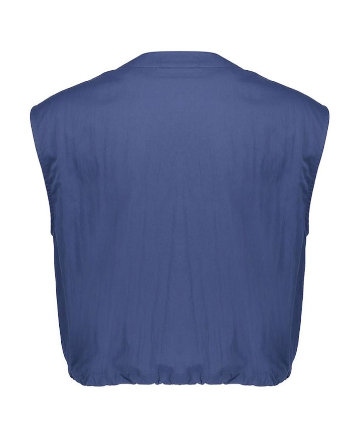 Dames gilet blauw