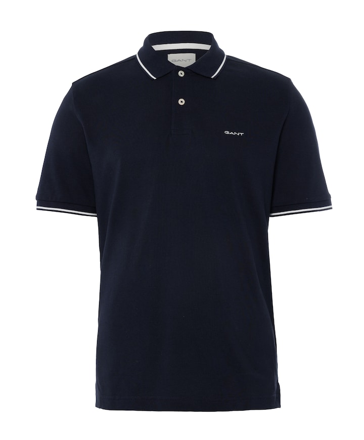 Heren polo blauw