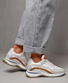 Usher Skye dames sneakers beige