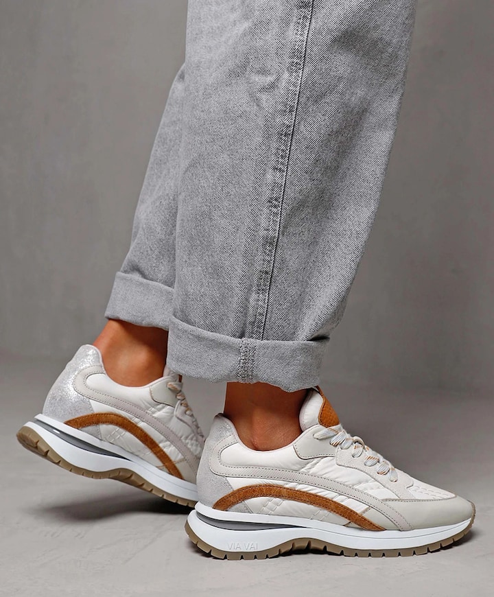 Usher Skye dames sneakers beige