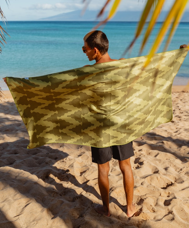 Badlaken medium groen