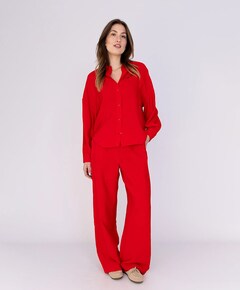 Dames blouse rood