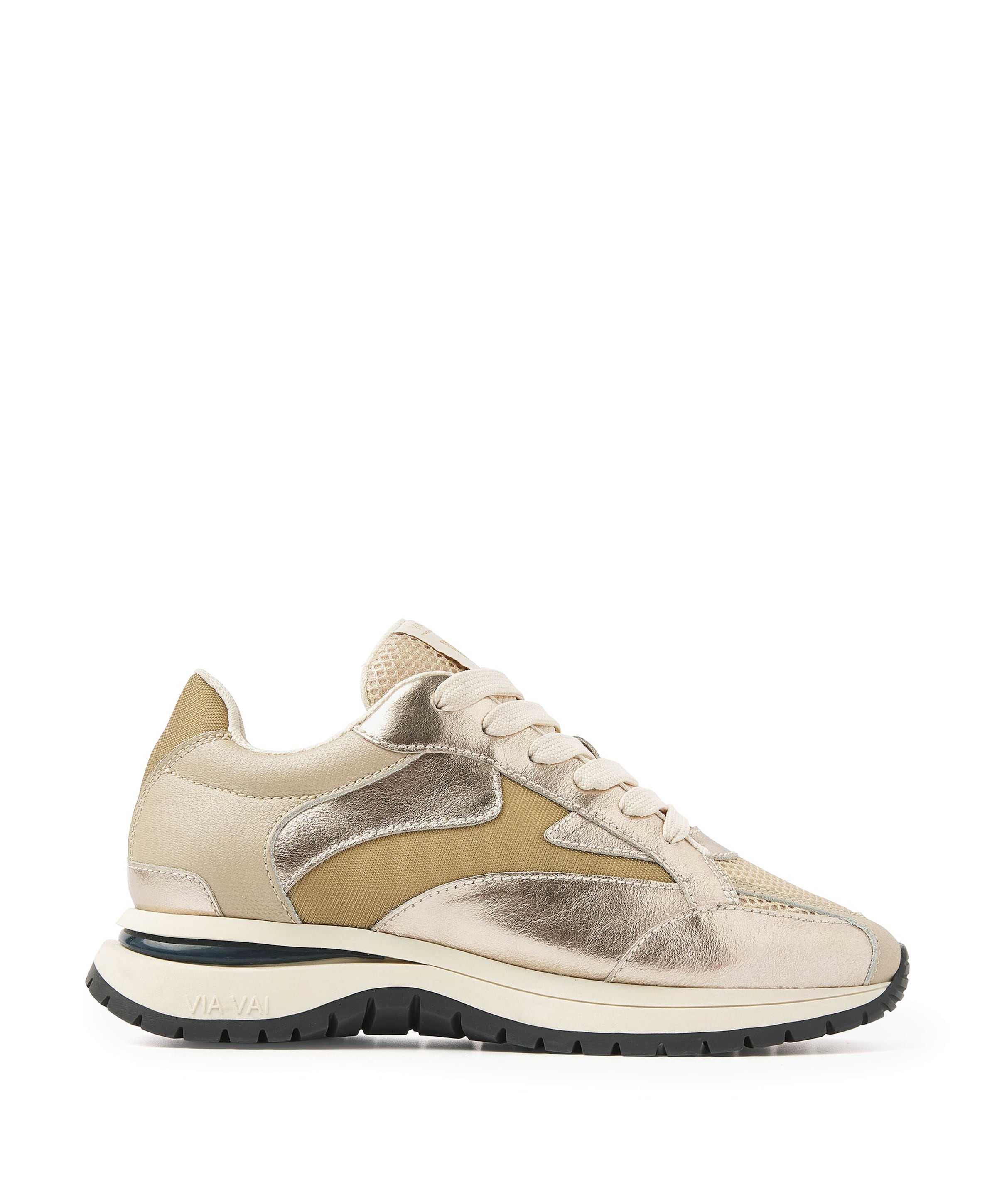 Usher Riggs dames sneakers beige
