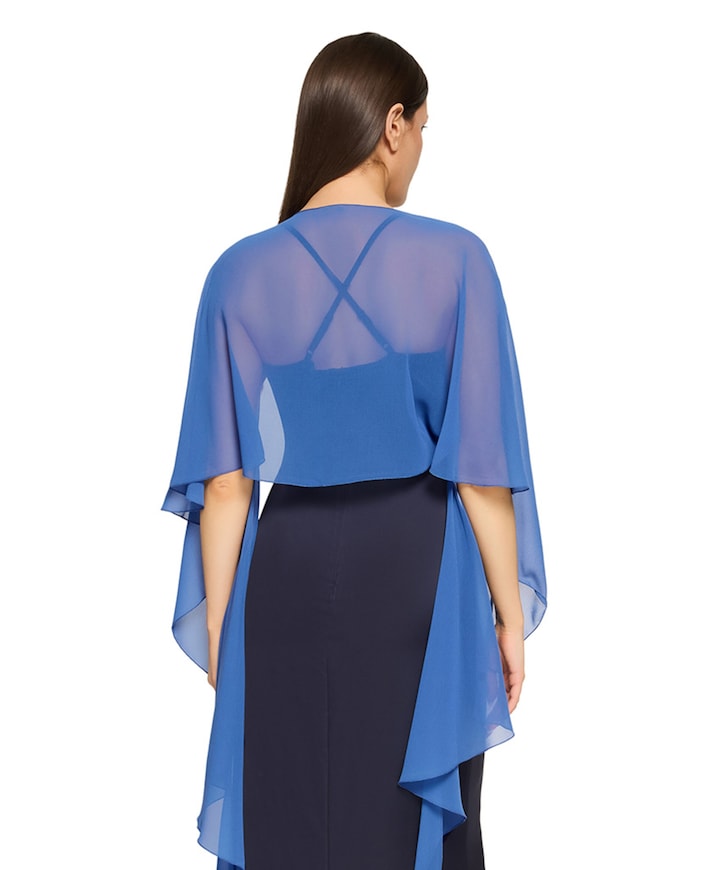 Dames sjaal blauw