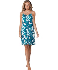 Dames nachthemd blauw