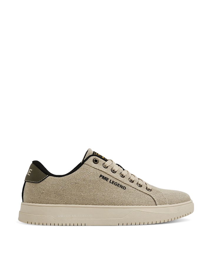 Low sneaker Crewman heren sneakers beige