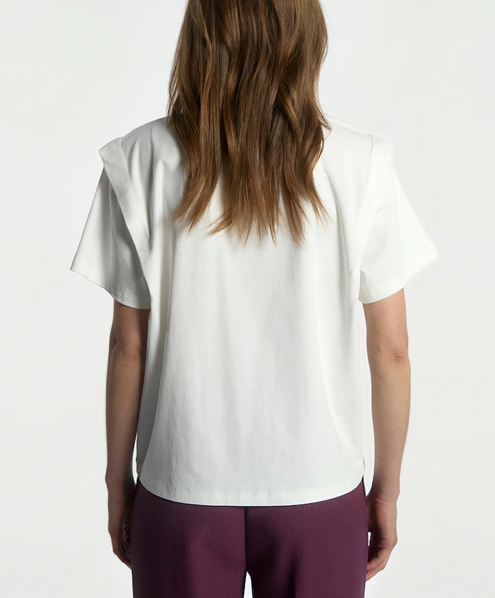 Dames T-shirt ecru