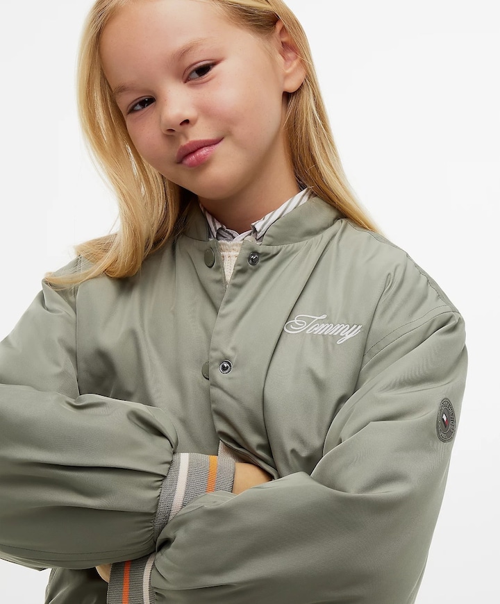 Meisjes jas groen