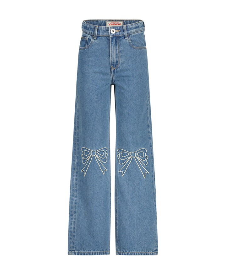 Cato Bow jeans blauw