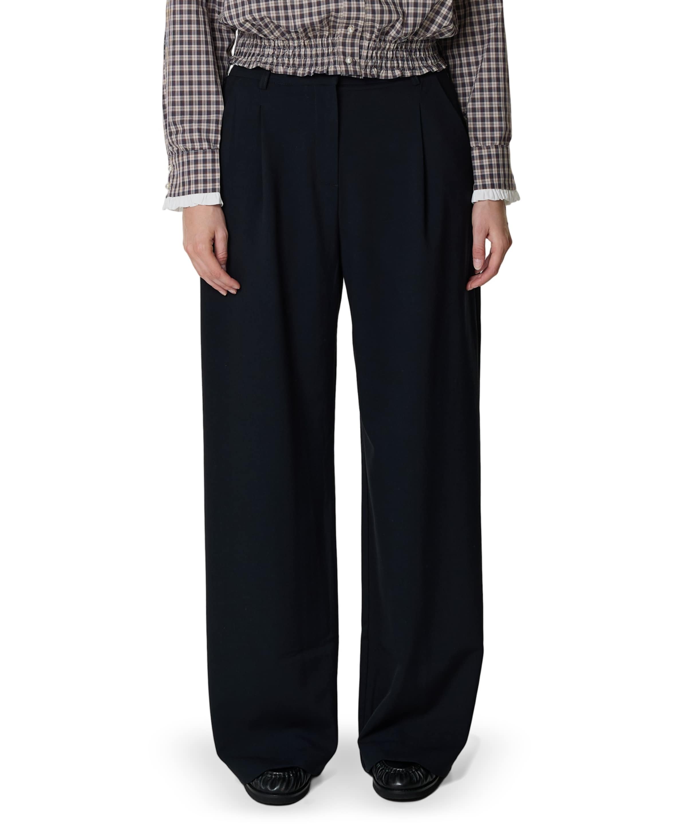 dames pantalon blauw