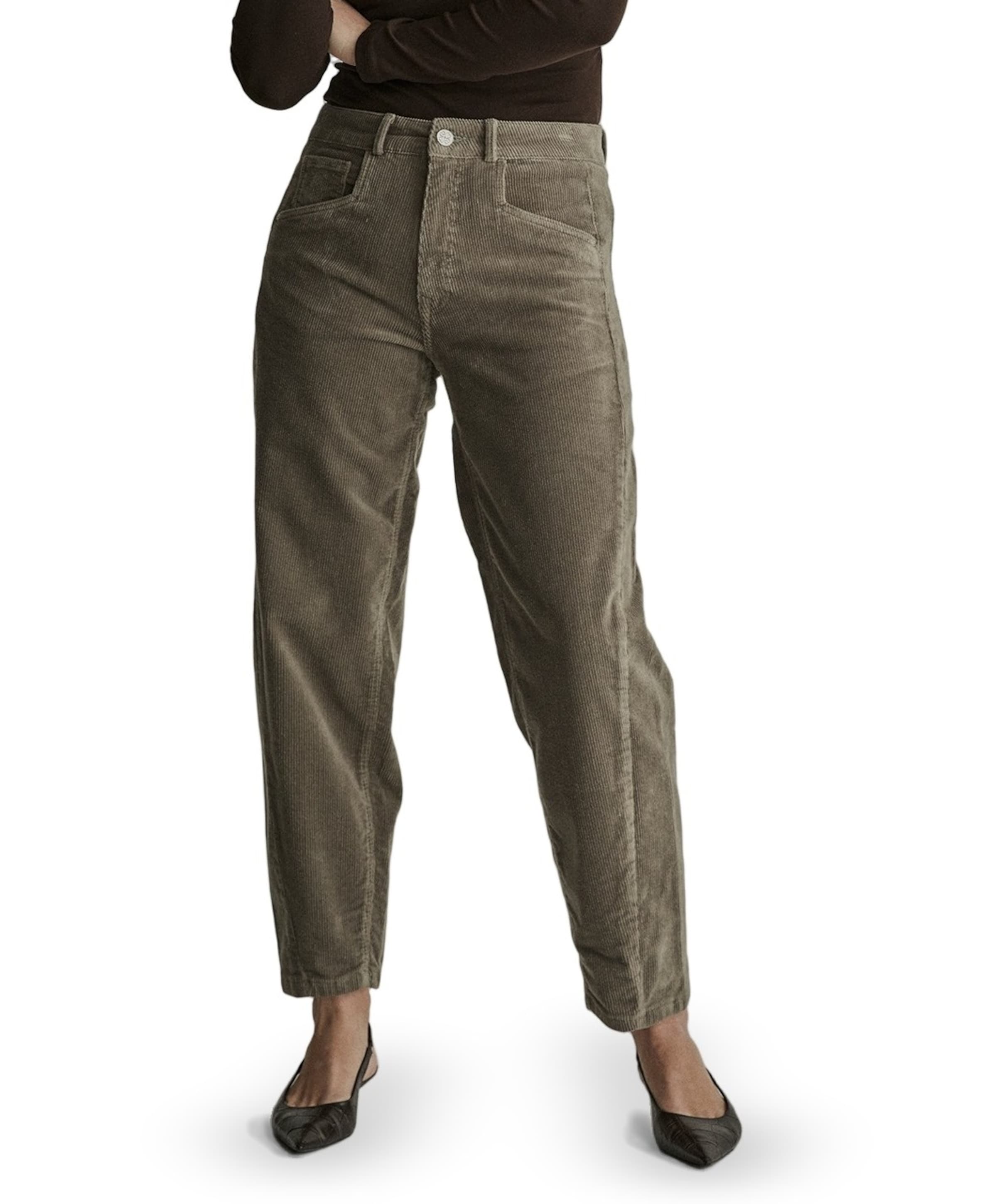 Coco - Vintage Corduroy - 633 - Kha dames broek groen