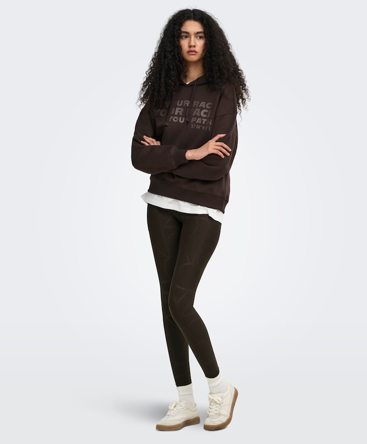 ONPFONT-2 LOGO HW PCK tights NOOS dames tights bruin