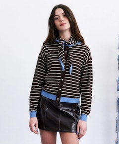 Dames vest bruin