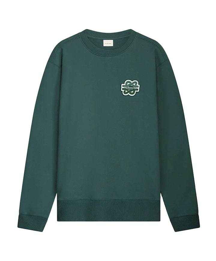 Heren longsleeve groen